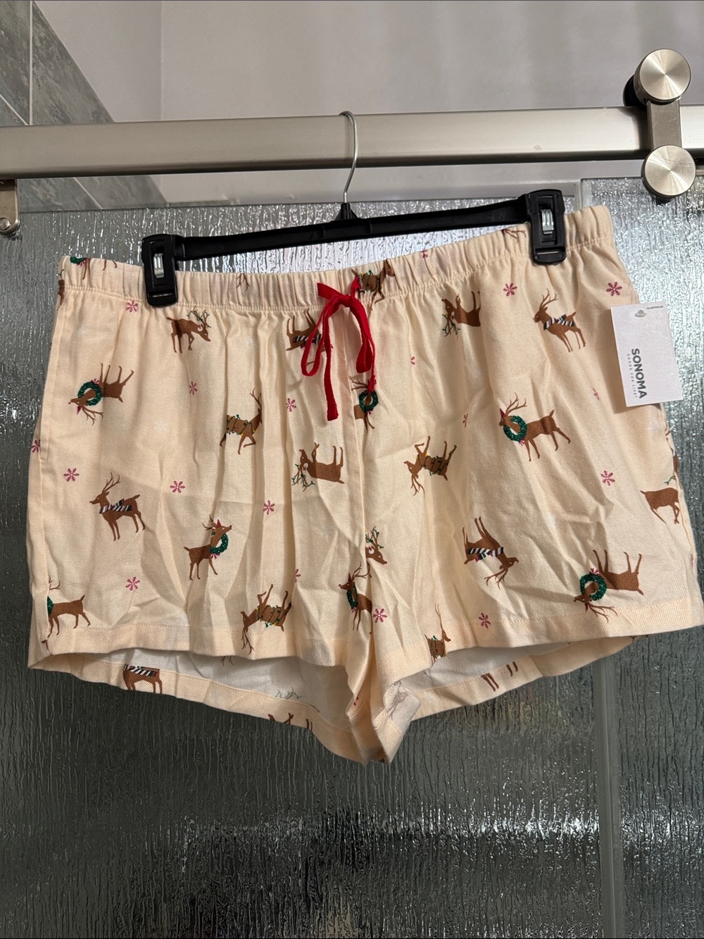 Reindeer Pajama Shorts